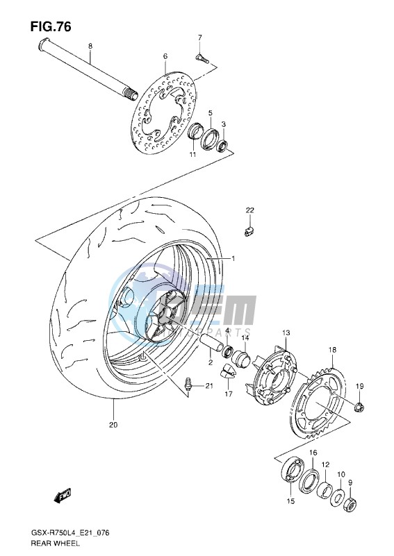 REAR WHEEL L4