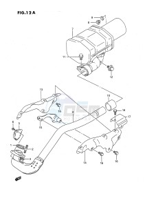 LT-F250 (E3) drawing MUFFLER (MODEL L)