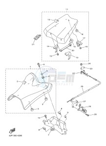 FZ8-S FZ8 FAZER 800 (42PG) drawing SEAT