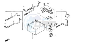 SH150 125 drawing BATTERY