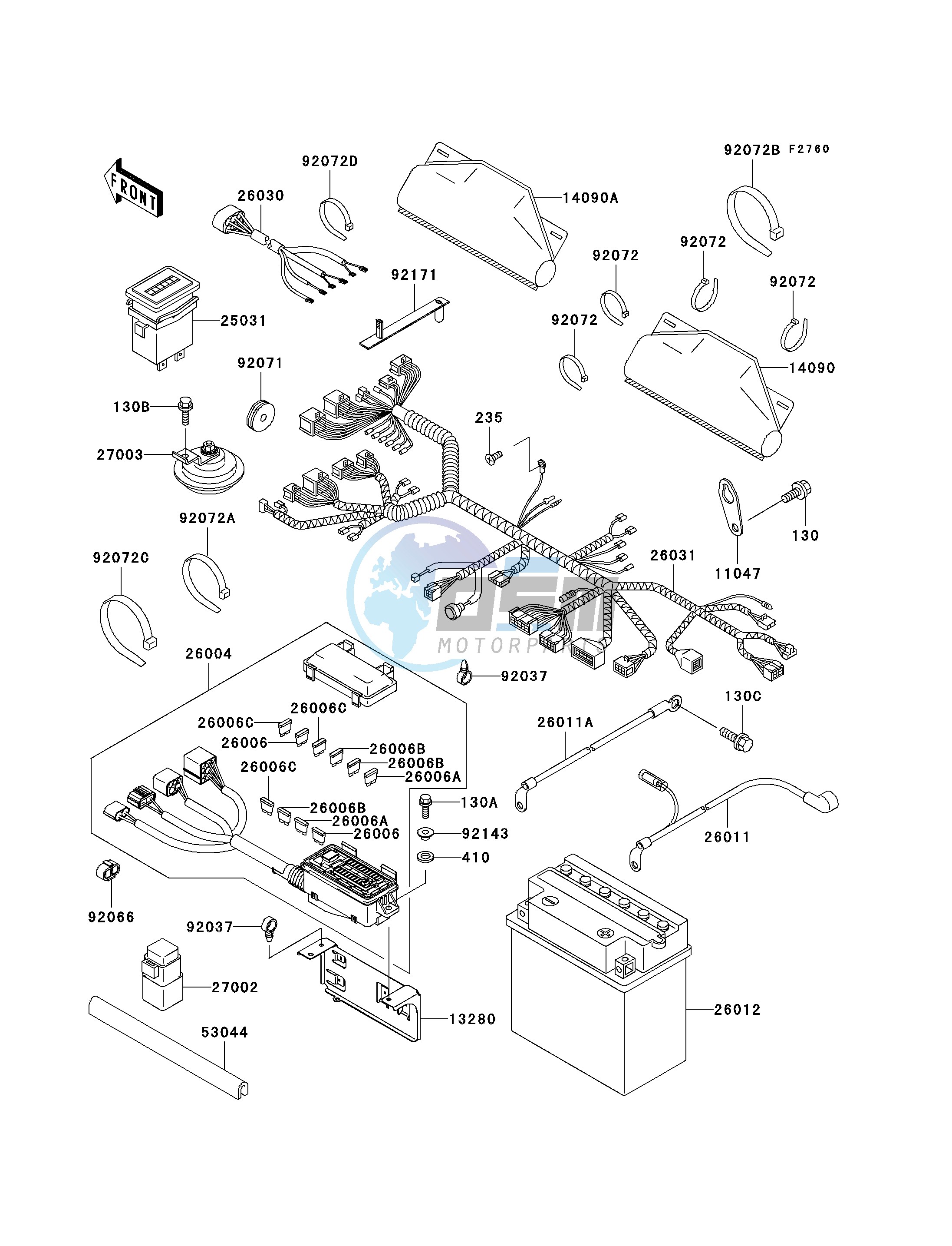 CHASSIS ELECTRICAL EQUIPMENT-- H1- -