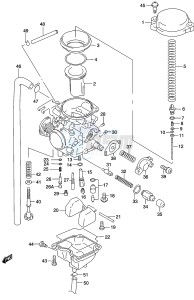 GZ250 (K2) drawing CARBURETOR