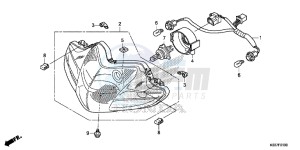 AFS110CSFF CB1000R 2ED - (2ED) drawing HEADLIGHT