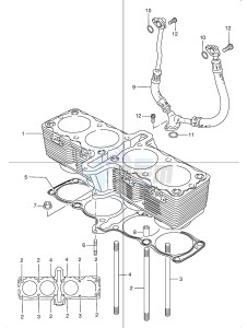 GSX1200 (E4) drawing CYLINDER