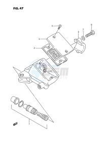 GSX1100 (E2) drawing FRONT MASTER CYLINDER (MODEL J)