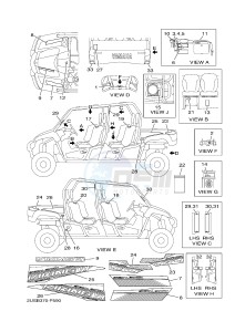 YXC700ES VIKING VI EPS SE (2USB) drawing EMBLEM & LABEL 1