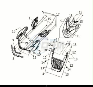 HD 300I ABS (LS30W2-EU) (E5) (M1) drawing FR. COVER