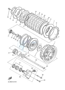 XJR1300C XJR 1300 (2PN4) drawing CLUTCH