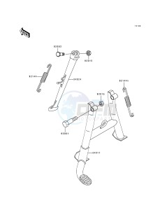 ZR 1100 A [ZR1100 ZEPHYR] (A1-A4) drawing STAND-- S- -