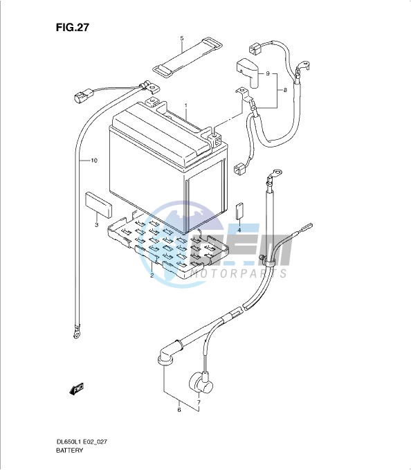 BATTERY (DL650L1 E2)