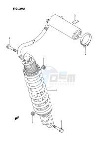 LT250R (E1) drawing REAR SHOCK ABSORBER (MODEL M)