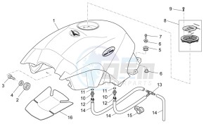 1200 Sport 8V drawing Fuel tank