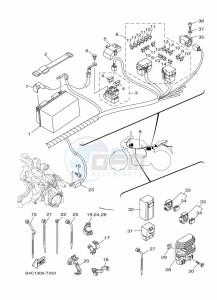 MT-07 ABS MTN690-A (B4C9) drawing ELECTRICAL 1