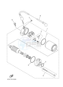 YFM250R RAPTOR 250 (33B8) drawing STARTING MOTOR