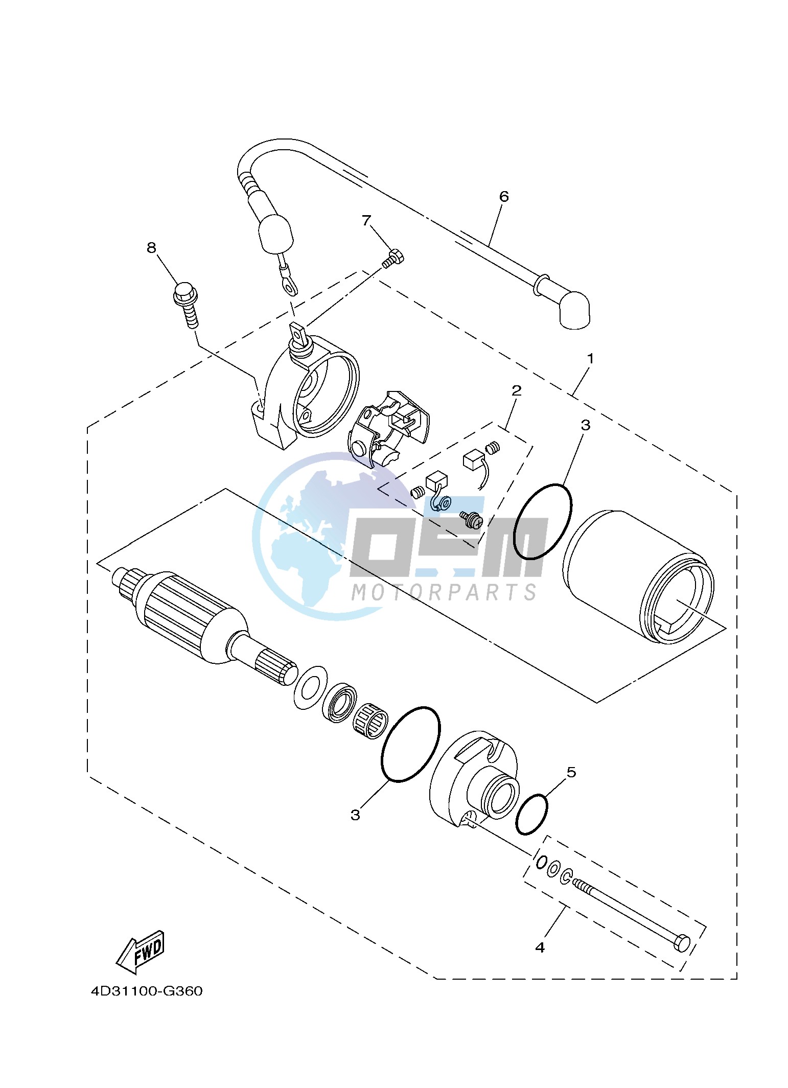 STARTING MOTOR