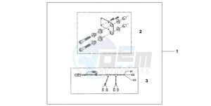 NT700VA F drawing HEATED GRIP ATT.