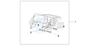 CB1300A CB1300SUPER FOUR drawing REAR CARRIER