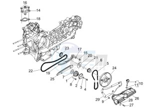 GT 250 ie 60 deg (Euro 3) drawing Oil pump