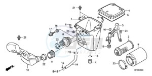 TRX420FAA Australia - (U) drawing AIR CLEANER