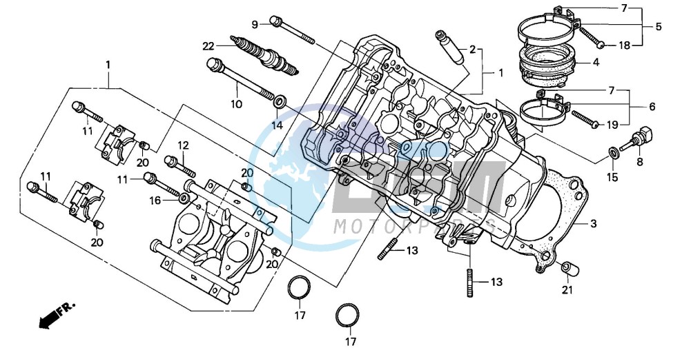 CYLINDER HEAD (FRONT)