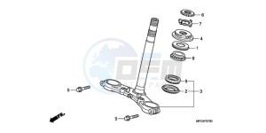 CB600FA3A F / ABS CMF ST drawing STEERING STEM