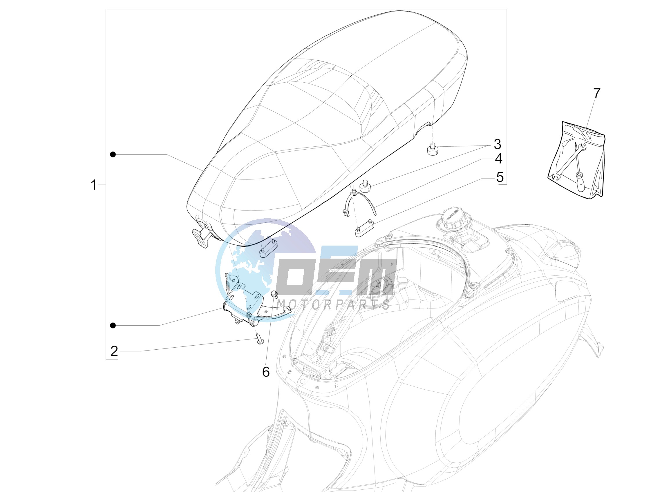 Saddle/seats