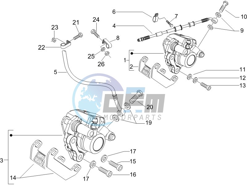 Brakes hose  - Calipers