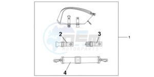 CBR1000RA9 Australia - (U / ABS MME) drawing REAR SEAT BAG