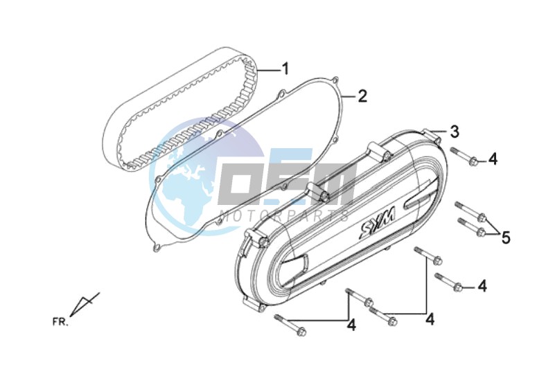 CRANKCASE COVER LEFT