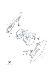 TT-R50E TT-R50 (2CJP) drawing SIDE COVER