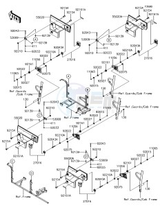 MULE PRO-DXT KAF1000BJF EU drawing Door