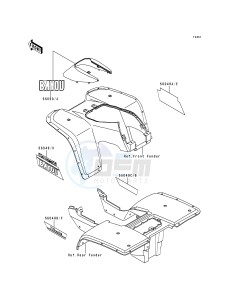 KLF 300 B [BAYOU 300] (B5-B9) [BAYOU 300] drawing DECALS-- KLF300-B5- -