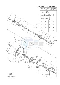 YXC700ES VIKING VI EPS SE (2USB) drawing FRONT WHEEL 2