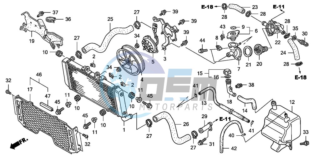 RADIATOR (CB1300A/SA)