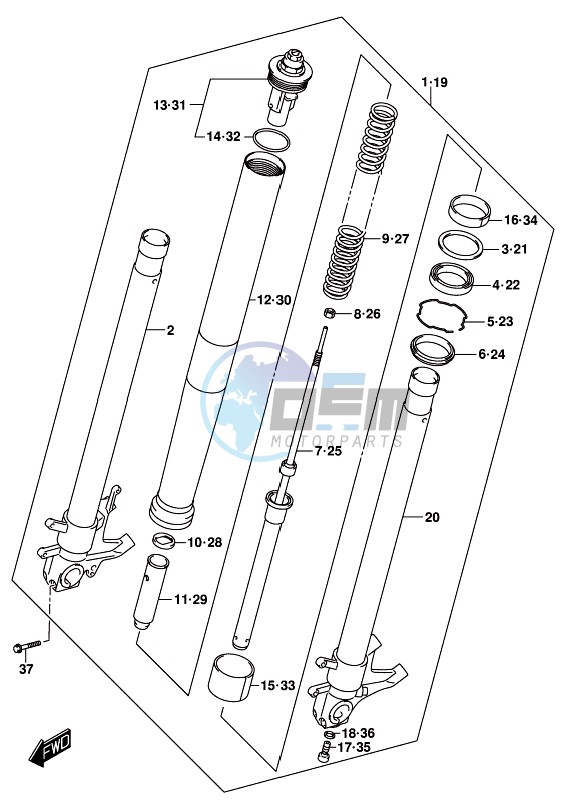 FRONT FORK DAMPER