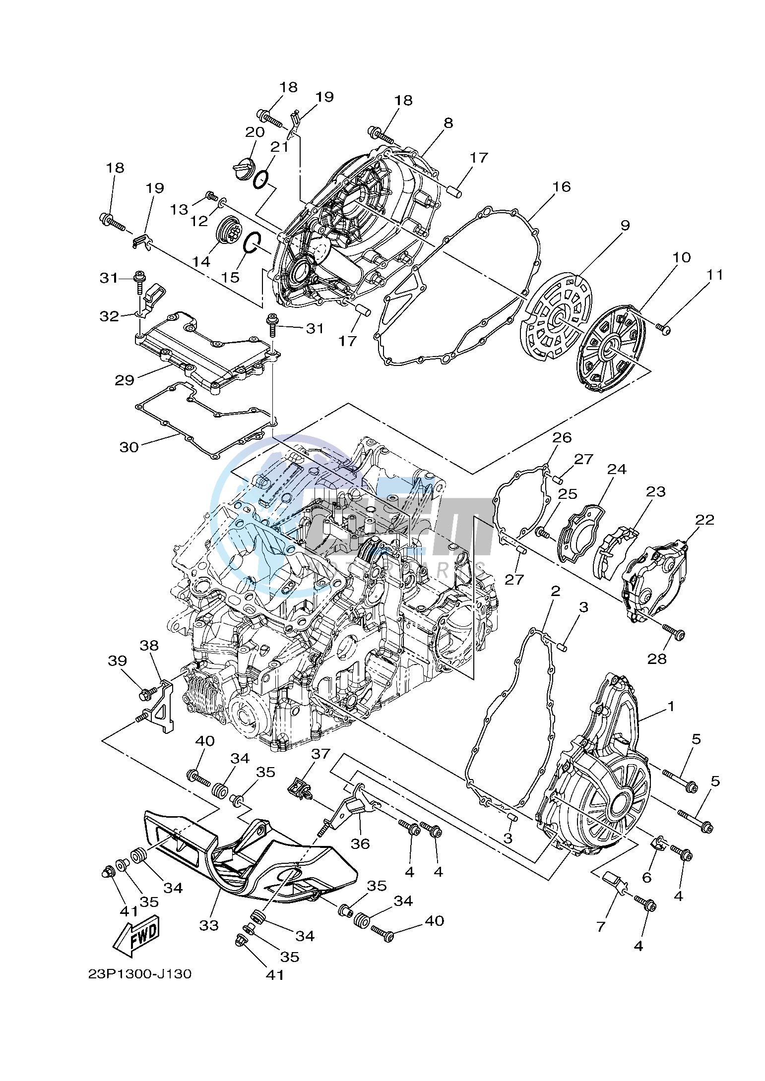 CRANKCASE COVER 1