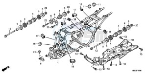 TRX500FMD TRX500FM Europe Direct - (ED) drawing FRAME BODY