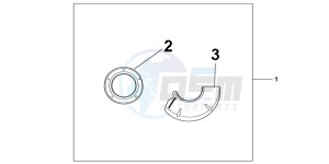 CBR1000RRB drawing CARBON CRANKCASE COVER SET