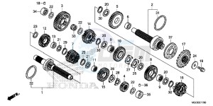 CB1100SAE CB1100 UK - (E) drawing TRANSMISSION