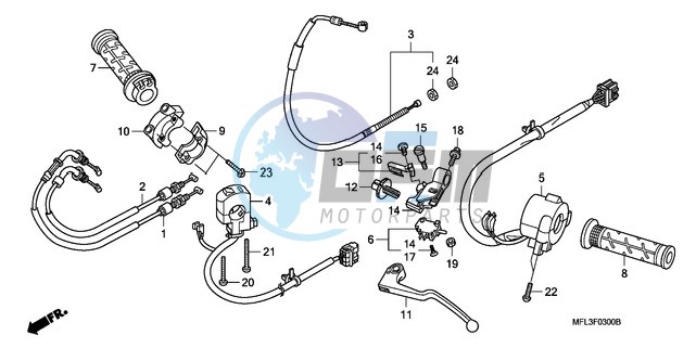 HANDLE LEVER/SWITCH/CABLE