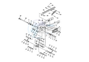 XT X 660 drawing REAR ARM