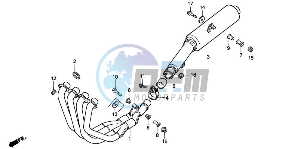 EXHAUST MUFFLER