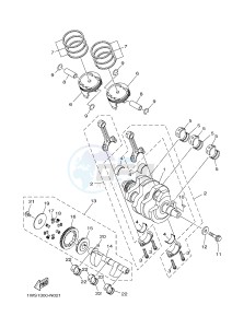 MT07 700 (1WS7 1WS9) drawing CRANKSHAFT & PISTON