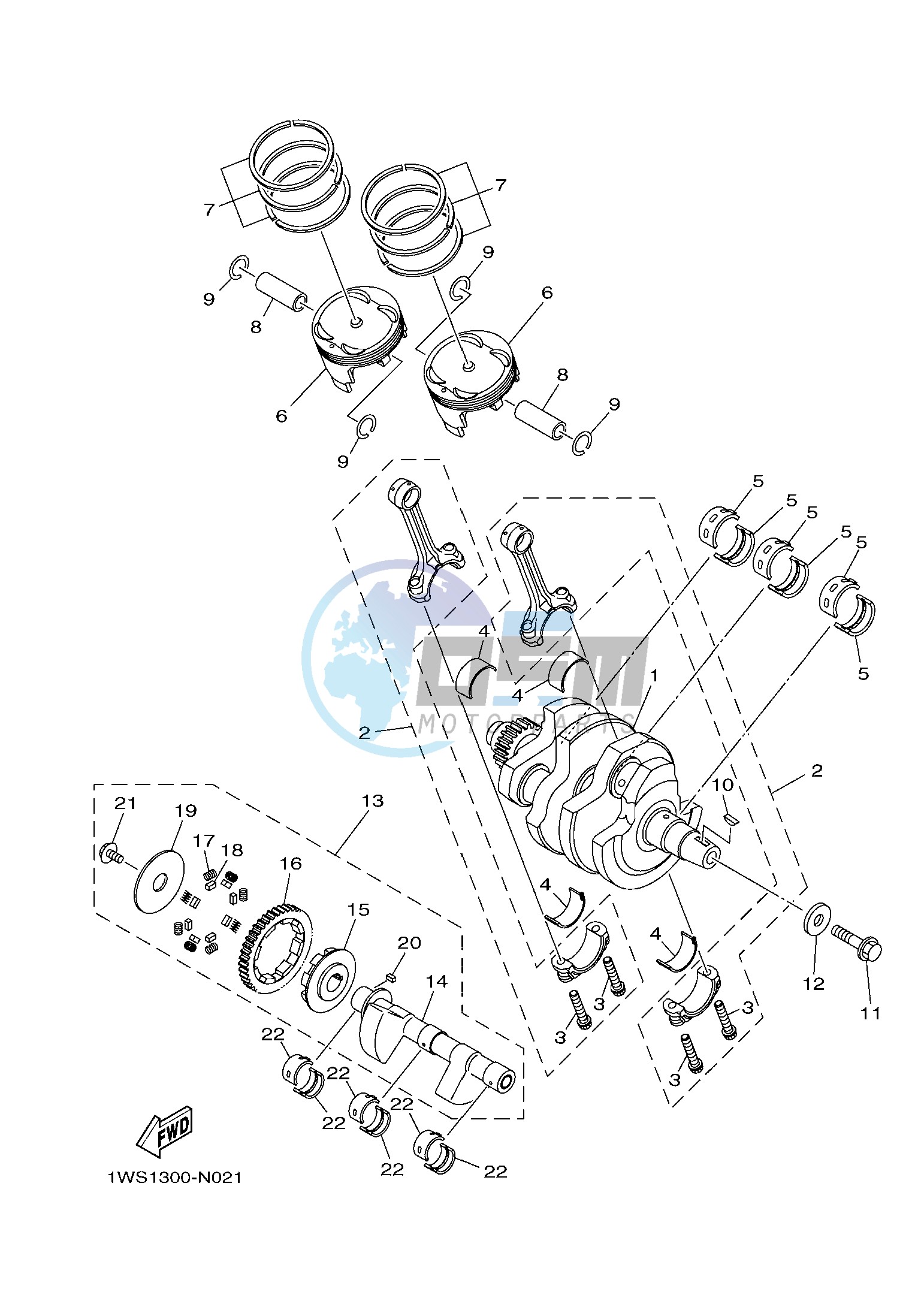 CRANKSHAFT & PISTON