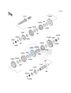 VN 1500 G [VULCAN 1500 NOMAD] (G1-G3) [VULCAN 1500 NOMAD] drawing TRANSMISSION-- VNT50AE077439 - - -