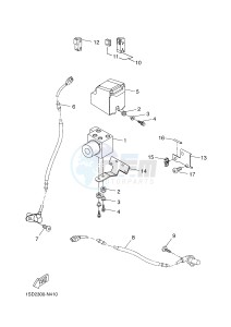 YPR400RA XMAX 400 ABS EVOLIS 400 ABS (1SD9) drawing ELECTRICAL 3