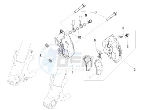 TUONO 1100 V4 FACTORY E4 SUPERPOLE ABS (APAC) drawing Front brake caliper