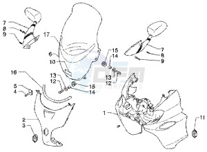 X9 180 Amalfi drawing Shield - Windscreen