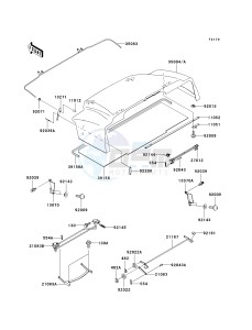 KAF 950 C [MULE 3010 TRANS4X4 DIESEL] (C7F) C7F drawing FENDERS