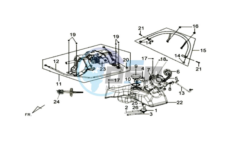 FUEL TANK - FUEL CUT